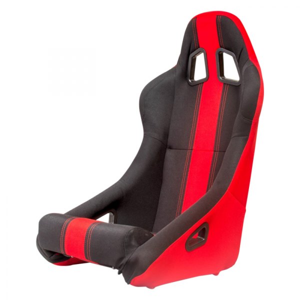 Cipher Auto® - CPA1005 Series Full Bucket Steel Tubular Frame Racing Seat, Red Cloth Cover