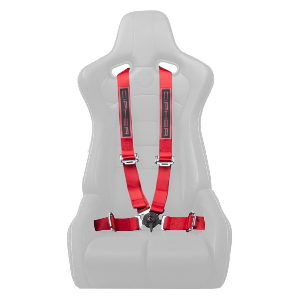 Cipher Auto® - 4-Point Camlock Racing Harness Set, Red