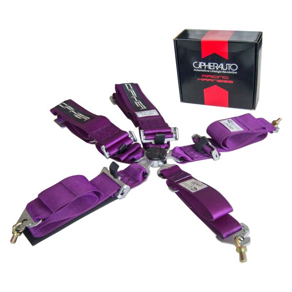 Cipher Auto® - 5-Point Camlock Racing Harness, Violet Purple