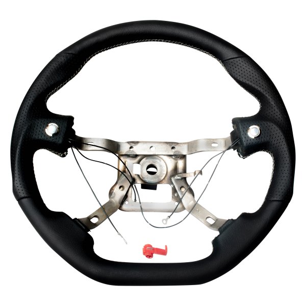 Cipher Auto® - Enhanced Steering Wheel with White Stitching
