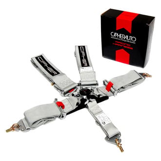 Cipher Auto® - 5-Point Camlock Racing Harness, Gray