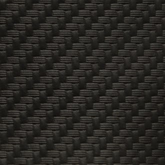 Cipher Auto® - 36" x 57" 2000 Series Carbon Fiber PVC Seat Upholstery Material, Black, Matte Finish