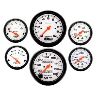 1967-1968 Chevrolet Classic Dash 6 Gauge Panel Carbon Fiber w/ Auto Meter  Sport-Comp Gauges