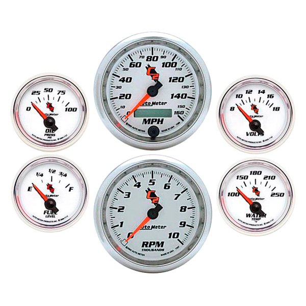 Classic Dash® 105701612 6Gauge Instrument Cluster Kit with Autometer