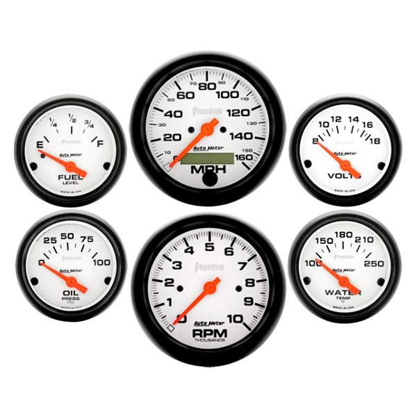 Classic Dash® 107950413 6Gauge Instrument Cluster Kit with Autometer
