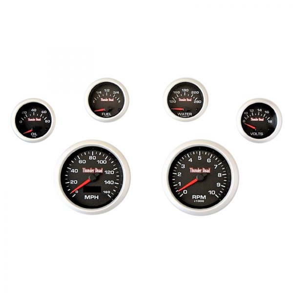 Classic Dash® 107951912 6Gauge Instrument Cluster Kit with Concourse