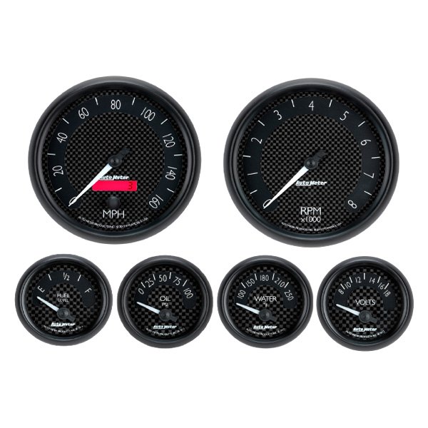 Classic Dash® Ford Mustang 1990 6Gauge Instrument Cluster Kits with