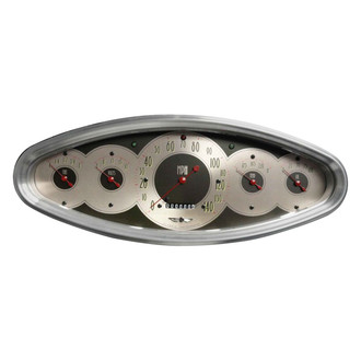 Classic Instruments® - All American Nickel Series Custom 5-Gauge Kit, 140 MPH, 240-33