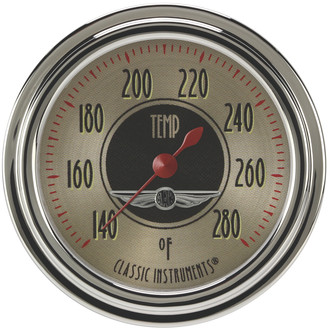 Classic Instruments® - All American Nickel Series Water Temperature Gauge