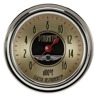 Classic Instruments® - All American Nickel Series Pyrometer Gauge