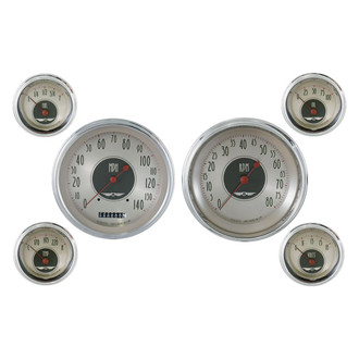 Classic Instruments® - All American Nickel Series 4-5/8" Custom 6-Gauge Set