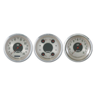 Classic Instruments® - All American Nickel Series 4-5/8" Custom 3-Gauge Set