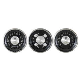 Classic Instruments® - All American Tradition Series 3-3/8" Custom 3-Gauge Set