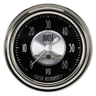Classic Instruments® - All American Tradition Series 2-5/8" Boost Gauge, 60 psi