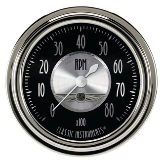 Classic Instruments® - All American Tradition Series 2-5/8" Tachometer, 8,000 RPM