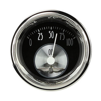 Classic Instruments® - All American Tradition Series 2-1/8" Oil Pressure Gauge, 100 psi