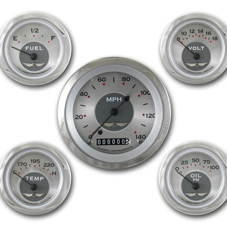 Classic Instruments® - All American Series 3-3/8" Custom 5-Gauge Set