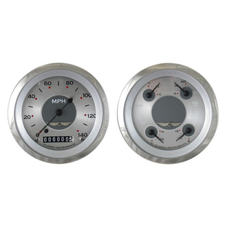 Classic Instruments® - All American Series Custom 2-Gauge Set, 140 MPH