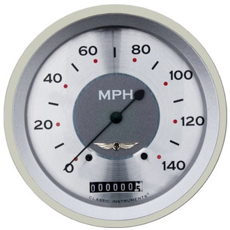 Classic Instruments® - All American Series 4-5/8" Speedometer, 140 MPH