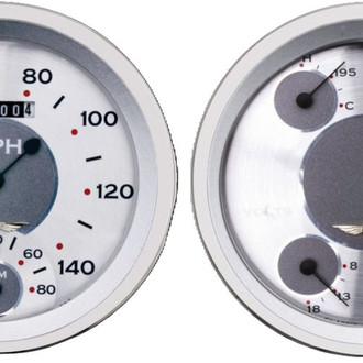 Classic Instruments® - All American Series 4-5/8" Speedtachular and Quad Gauge Set, 140 MPH, 8,000 RPM