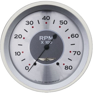 Classic Instruments® - All American Series 4-5/8" Tachometer, 8,000 RPM