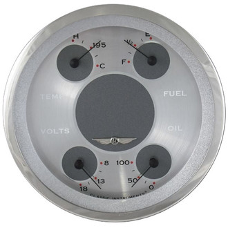 Classic Instruments® - All American Series 4-5/8" Quad Gauge, 0-90, 8-18 V