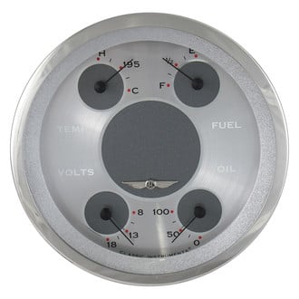 Classic Instruments® - All American Series Quad Gauge, 8-18 V