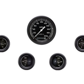 Classic Instruments® - AutoCross Series 3-3/8" Custom 5-Gauge Set