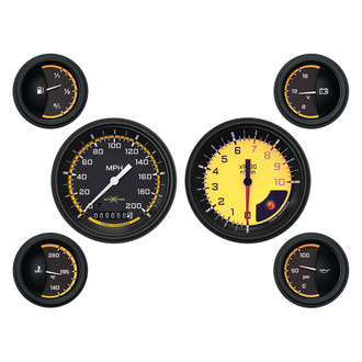 Classic Instruments® - AutoCross Series 3-3/8" Custom 6-Gauge Set