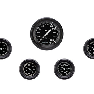 Classic Instruments® - AutoCross Series 3-3/8" Custom 5-Gauge Set