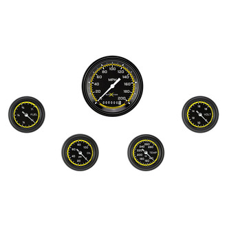 Classic Instruments® - AutoCross Series 3-3/8" Custom 5-Gauge Set