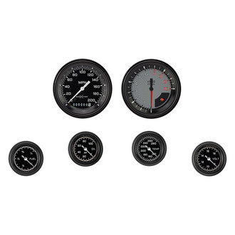 Classic Instruments® - AutoCross Series 3-3/8" Custom 6-Gauge Set