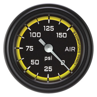 Classic Instruments® - AutoCross Series 2-1/8" Air Pressure Gauge, 150 psi
