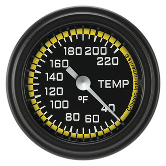 Classic Instruments® - AutoCross Series 2-1/8" Eliminator Temperature Gauge