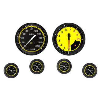 Classic Instruments® - AutoCross Series 4-5/8" Custom 6-Gauge Set