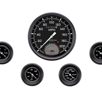 Classic Instruments® - AutoCross Series 4-5/8" Custom 5-Gauge Set
