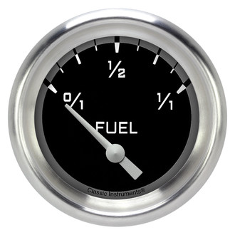 Classic Instruments® - AutoCross Series 2-5/8" Fuel Level Gauge, 0-90