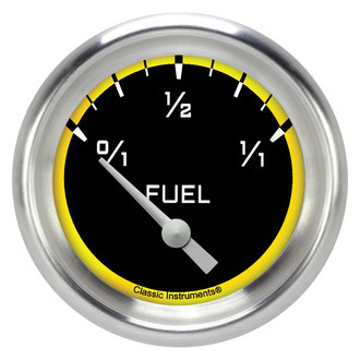 Classic Instruments® - AutoCross Series 2-5/8" Fuel Level Gauge, 0-90