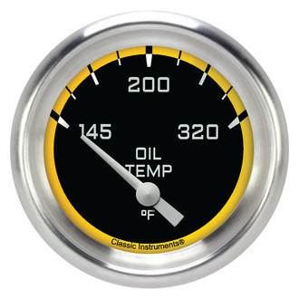 Classic Instruments® - AutoCross Series 2-5/8" Oil Temperature Gauge