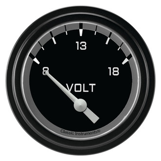 Classic Instruments® - AutoCross Series 2-5/8" Voltmeter, 8-18 V