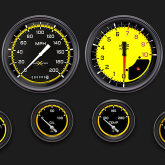 Classic Instruments® - AutoCross Series 4-5/8" Custom 6-Gauge Set