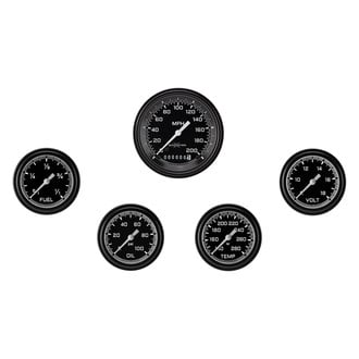 Classic Instruments® - AutoCross Series 3-3/8" Custom 5-Gauge Set