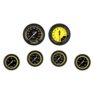 Classic Instruments® - AutoCross Series 3-3/8" Custom 6-Gauge Set