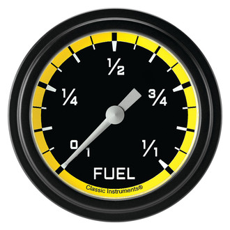 Classic Instruments® - AutoCross Series 2-5/8" Fuel Level Gauge, Programmable