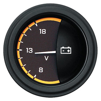Classic Instruments® - AutoCross Series 2-1/8" Voltmeter, 8-18 V