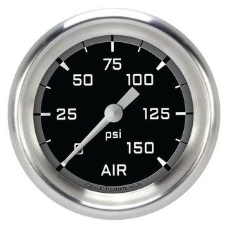 Classic Instruments® - AutoCross Series 2-5/8" Air Pressure Gauge, 150 psi
