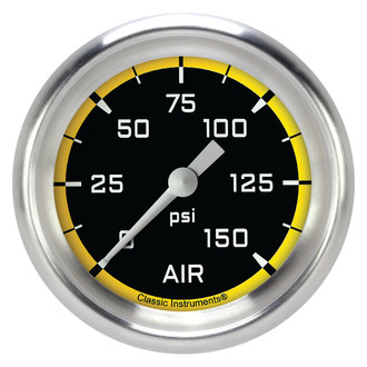 Classic Instruments® - AutoCross Series 2-5/8" Air Pressure Gauge, 150 psi