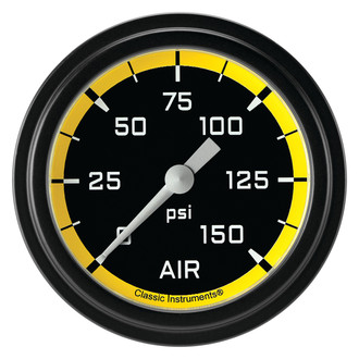 Classic Instruments® - AutoCross Series 2-5/8" Air Pressure Gauge, 150 psi