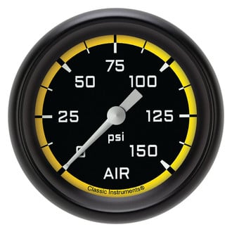 Classic Instruments® - AutoCross Series 2-5/8" Air Pressure Gauge, 150 psi