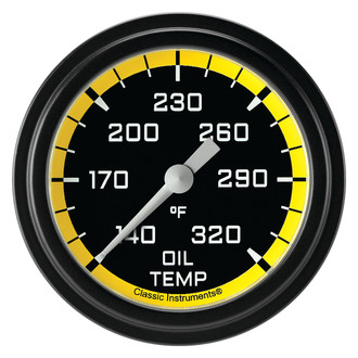 Classic Instruments® - AutoCross Series 2-5/8" Oil Temperature Gauge